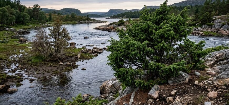 Можжевельник у воды: почему одно место убьёт растение, а другое сделает его идеальным